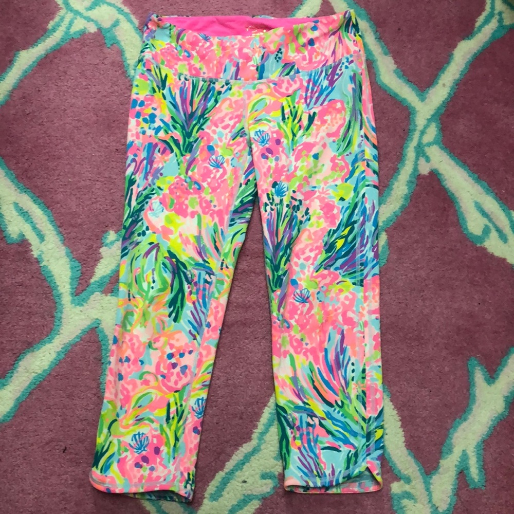 Lilly Pulitzer cropped leggings Fansea Pants